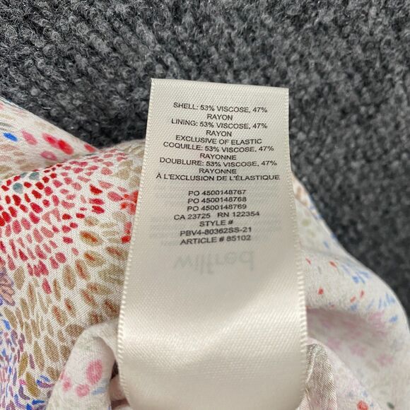 Aritzia Wilfred Dress Womens 6 Colorful Floral Babydoll Fairy Cottage Romantic - Picture 10 of 12